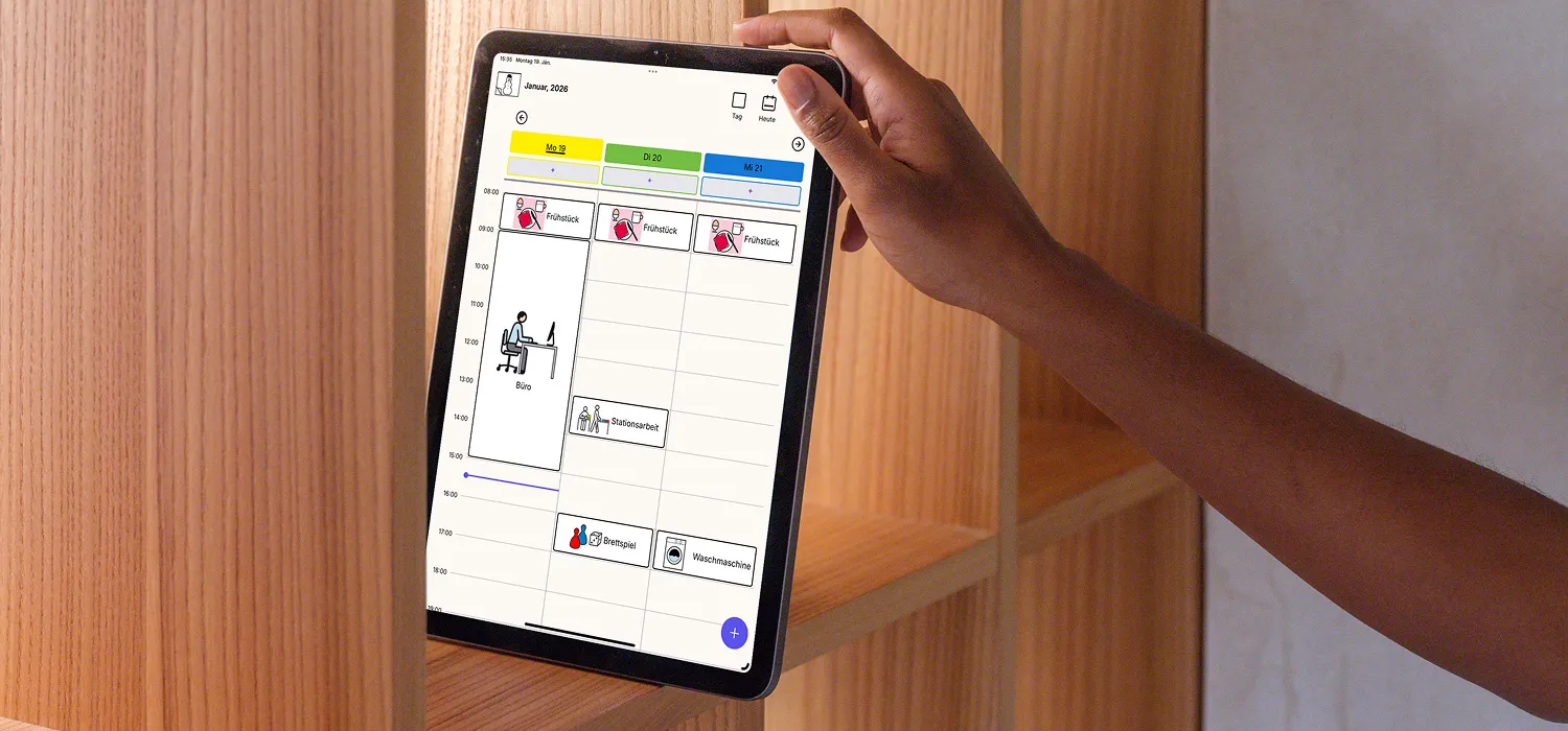 Independo Kalender auf einem Smartphone